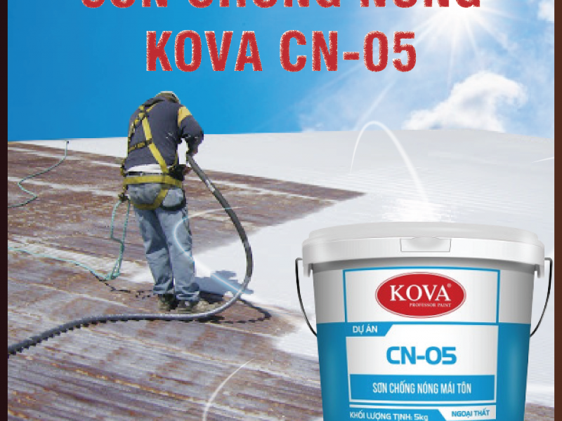 Sự vi diệu của sơn chống nóng Kova CN-05